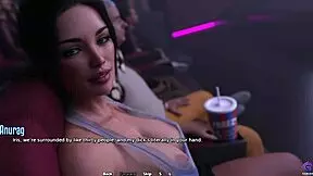 Horny stepsis blows me while watching a 3D toon
