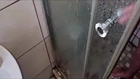 Stepmoms and stepdaughters indulge in steamy shower fun