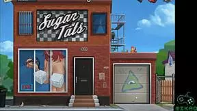 Redhead hooking up with Sirica in Summertime saga episode 85