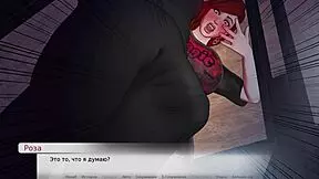 Beautiful anime girlfriend in hot action in Divine Heel 3