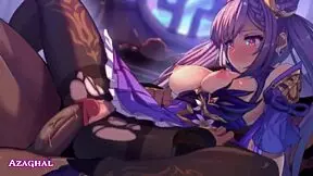 3D AI-generated creampie action