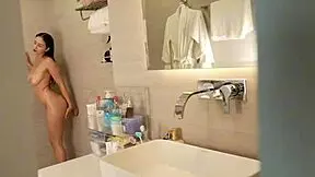 Seduced by stepsister in bathroom