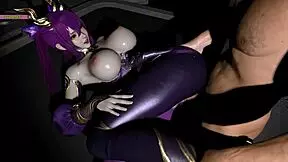 Zi yan's big cock adventure in a 3D animated porn movie