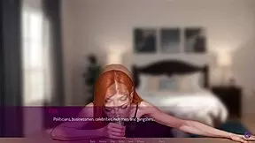 Redhead wife goes wild in rough deepthroat action