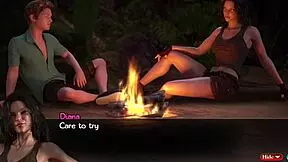 Nadia's seductive curves in action