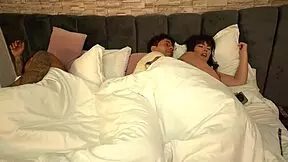 Big ass stepmom shares bed with stepson in anime