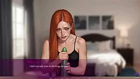 Redhead wife goes wild deepthroat