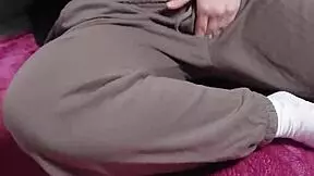 Young and chubby amateur gets oiled up for orgasm