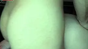 Hotwife moans while giving a blowjob to the lucky dinner guy