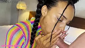 Ahegao sex with tiny Latina