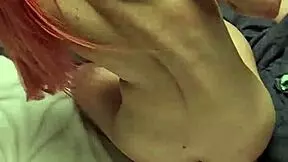 Blonde gets deepthroat and cum coverage
