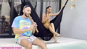 Ahegao sex with tiny Latina