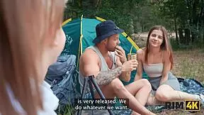 Young girls clean up after a hot anal sex party