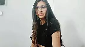 Hot amateur video of a young girl riding her stepdad's cock