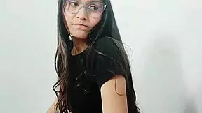 Hot amateur video of a young girl riding her stepdad's cock