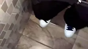 Hot girl with a nice ass fucking on the phone
