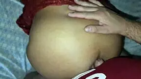 Petite brunette gets cum in mouth from Mexican hotel guest