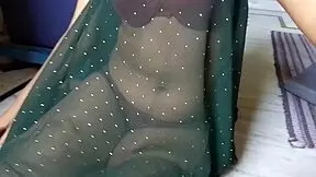 Close up of an Indian bhabhi fingering herself to an orgasm