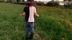 Beautiful amateur gets fucked hard on a hill