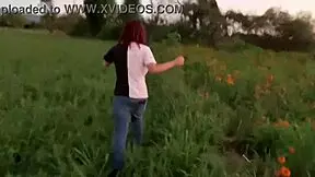 Beautiful amateur gets fucked hard on a hill
