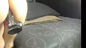 Teen girl shows her ass fucking skills on cam in HD