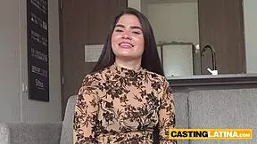 Young Venezuelan MILF in fake casting scene with blow job and intercourse