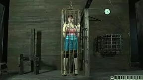 Erotic cage scenes with hot women