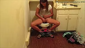 Small tits teen fingers herself to a loud orgasm