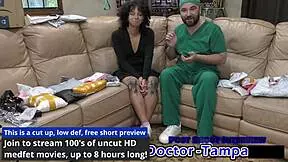 hey dr tampa, check nicole luvas during her first gyno exam.