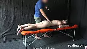 Czech shopgirl gets seduced and fucked in public view