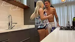 Petite blonde gets her tight pussy creampied by surprise