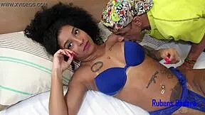 Behind the scenes of Ariella Ferraz's wild gang bang