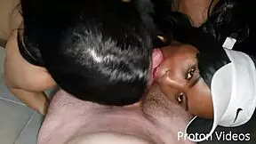 Sizzling gym workout turns into a wild threesome session