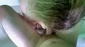 Close up and personal with a hot wet blowjob