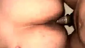 Young girl gets her ass fucked by a big cock