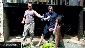 Garden double penetration delight