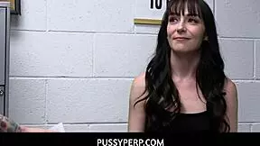 Punished shoplifting teen gets monster cock in office job