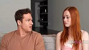 Redhead MILFs teach step-siblings how to please each other