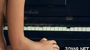 Pink-haired teen gets fingered and toyed to orgasm