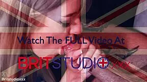Nurse from Britain makes a sloppy blowjob to her patient