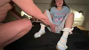 I'm very focused keeping her orgasm going on