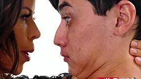 Sexy brunette seduces, gets smashed, over and over