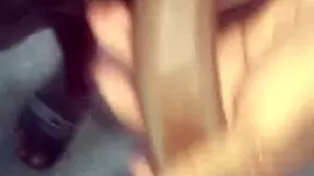 A hot Latina chick is sucking a dick and asking for more oral sex