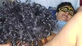 Desi Alisha Bhabhi got her pussy eaten by a very cute boy