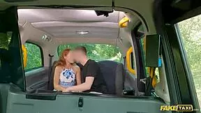 Petite Czech redhead needs instant, rough taxi relief