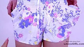 Sexy young babysitter suffers lesions and extreme orgasms