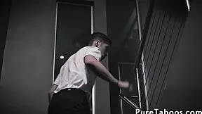 A perversely horny stepsister seduced her stepbro to fuck