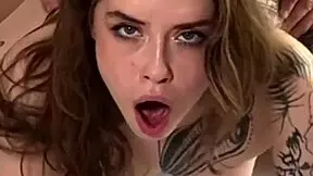 Backstage anal sex with a hot tattoo model