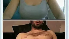 A cute girl helped a stranger to experience a pleasant orgasm