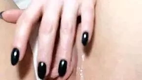 A hot woman masturbates and gets a creamy cumpilation